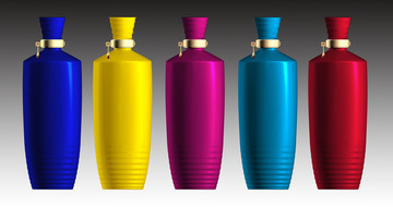 黃色酒瓶設(shè)計(jì)